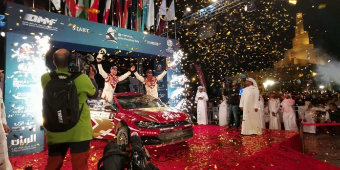 Qatar Rally podium 2019